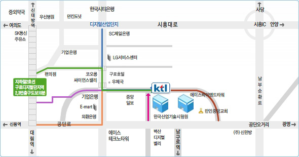 오시는길